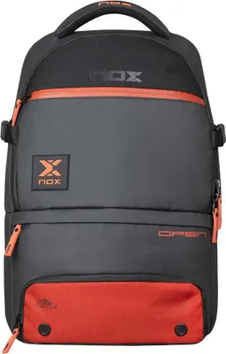 Produktbild von Rucksack Nox Luxury Open Series Schwarz Rot