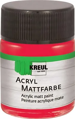 Image de Kreul 75515 Peinture acrylique Carmin 50 ml 1 pc