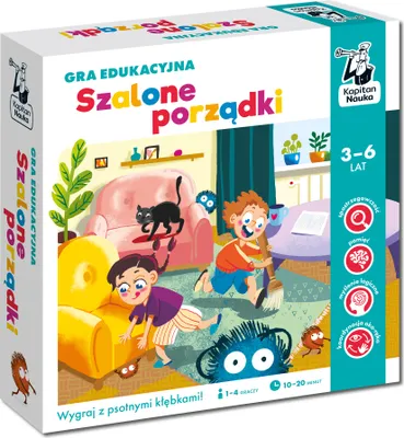 Produktbild von Szalone porządki Gra edukacyjna Kapitan Nauka
