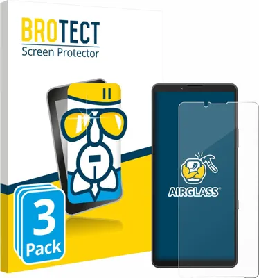 Produktbild von 3x BROTECT Schutzglas für Sony Xperia 10 VII Schutzfolie Panzer Folie Glas Display Schutz klar