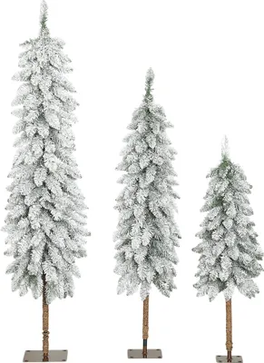 Produktbild von Kunsttanne, schneebedeckt, flammhemmend
