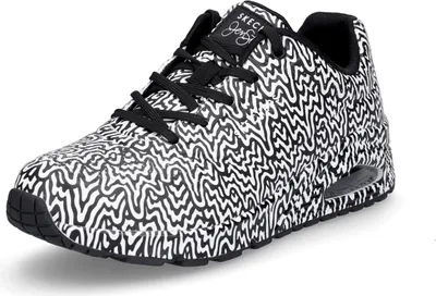 Produktbild von Skechers x Jen Stark Damen Sneaker UNO Infinite Drip schwarz weiß