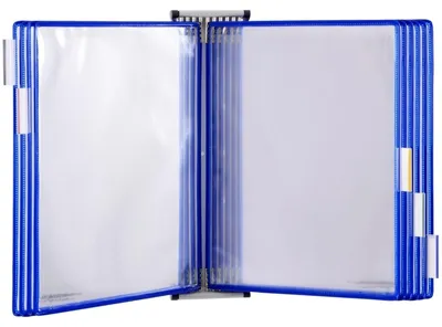Produktbild von tarifold Sichttafelsystem 435101 DIN A5 blau mit 10 St. Sichttafeln, 1 St.