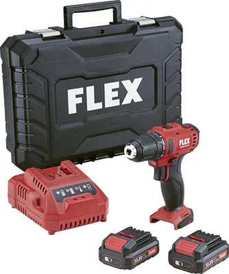 Produktbild von Flex Akku-Bohrschrauber DD 2G 10.8-LD 2-Gang 10.8 V, inkl. 2 Akku 2,5 Ah