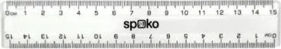Obrázok produktu pre Spoko pravítko 15 cm - transparentné