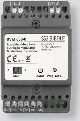 Immagine prodotto di Siedle BVM650-0 Modulatore video bus grigio (210008126-00)
