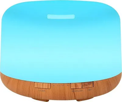 Immagine prodotto di Mini diffusore di aromi a ultrasuoni con 12 colori di luce e serbatoio da 300 ml