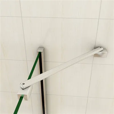 Produktbild von 45cm Diagonal Wandhalterung Chrom glänzend für 6-8mm Duschkabine Duschwand walk in Glaswand