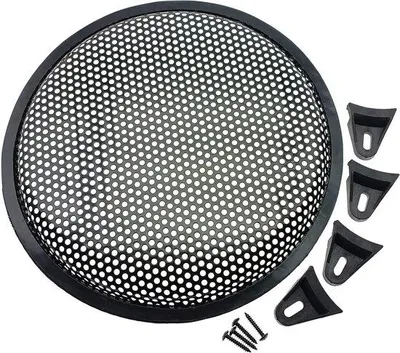 Produktbild von Schutzabdeckungen für Lautsprecher - 25 cm - Schwarze Bogenhüllen - Perfekte Schutzgehäuse