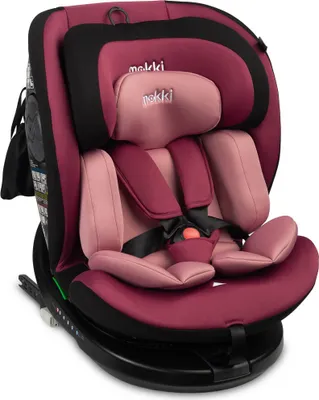 Produktbild von CARETERO Autositz Kinder Autokindersitz Mokki, ISOFIX, 40-150cm, Schmutziges Rosa