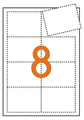 Produktbild von APLI 002794 80 Visitenkarten Konvention, 90 x 55 mm