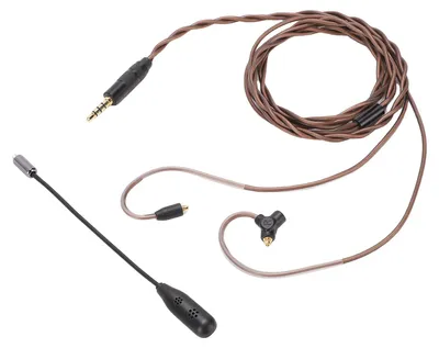 Produktbild von IEM Kopfhörerkabel passend für SE215 SE315 SE425 SE535 SE846 Kopfhörer mit abnehmbarem Mikrofon MMCX 3,9 Fuß