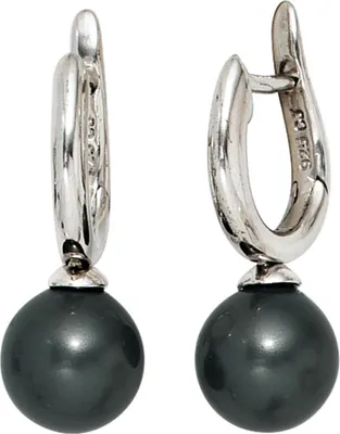 Produktbild von JOBO Creolen 925 Sterling Silber rhodiniert Ohrringe