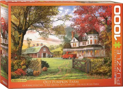 Produktbild von Dominic Davison - Die Kürbis Farm - 1000 Teile Puzzle im Format 68x48 cm