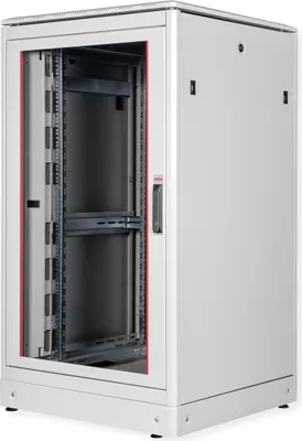 Obrázok produktu pre ROLINE 26.21.0055, Voľne stojací rack, 26U, 600 kg, Koľajnice racku, Nastaviteľné nohy, 78 kg