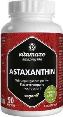 Obrázok produktu pre Astaxantín 4 mg vegánske kapsule 90 ks