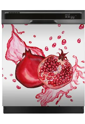 Produktbild von Magnete Dekorative 60x60 cm Küche Magnetmatte Spülmaschine - Splash Früchte Spritz