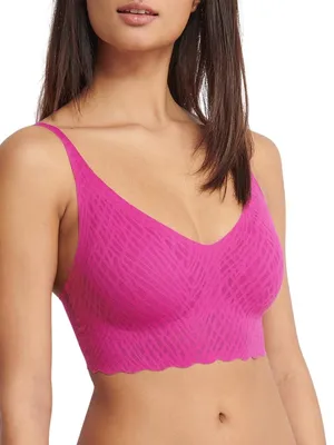 Produktbild von Sloggi Damen Sloggi Zero Feel Bliss Bralette, Plum Fusion, XS