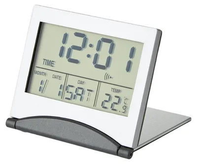 Produktbild von TFA-Dostmann 98.1054, Digitaler Wecker, Grau, Silber, 12/24 h, F, °C, Unisex, LCD