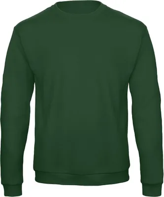 Produktbild von B&C WUI23 | Herren  Rundhals-Sweatshirt / Flauschiges Innenfutter - Farbe: Bottle Green - Größe: L