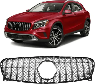 Produktbild von Kühlergrill GT PANAMERICANA, passend für MERCEDES GLA X156 2013-2017, Frontgrill