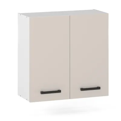 Produktbild von ULWEHOME | Hängeschrank 60 cm Beige, Küchenoberschrank Kaschmir mit 2 Türen, Wandschrank Küche, Küchenschrank wandhängend