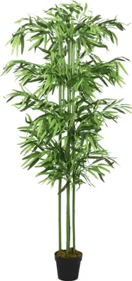 Obrázek produktu pro Umělý bambus 384 listů 120 cm zelený