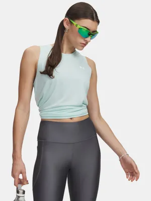 Immagine prodotto di Canotta Under Armour Tech Tank Solid da donna, verde, taglia L