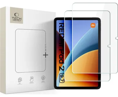 Produktbild von 2x Gehärtetes Glas für Xiaomi Redmi Pad 2 9,7", Tech-Protect Glass Fit Plus