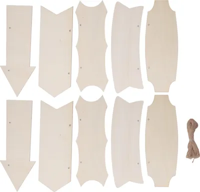 Produktbild von 10pcs hölzerne Pfeile Wanddekoration DIY hängenden Pfeil Holz Zeichen für Urlaub Dekoration Hochzeit Dekoration Geschenk Tags