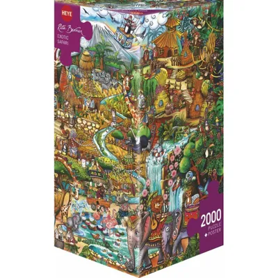 Image de Heye Puzzle Puz Exotic Safari 2000 3hk.Heye29996