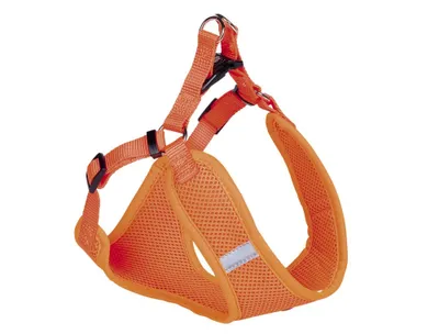 Produktbild von Nobby Geschirr Mesh Reflect neonorange, Bauchumfang: 41-46 cm