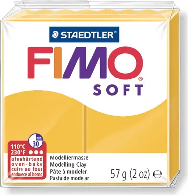 Image de FIMO, pâte à modeler, pâte à modeler jaune soleil soft normal