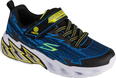 Produktbild von Skechers S-Lights: Light Storm 2.0 - Bolt Brights 400149L-BKBL, Sneaker, für Jungen, Schwarz, Größe: 31