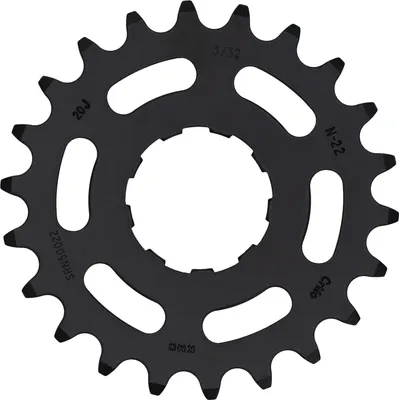Produktbild von KMC Antriebsritzel E-Bike für Enviolo 1/2" x 3/32", 22 Zähne, schwarz