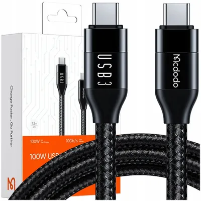 Immagine prodotto di Mcdodo Usb-C Cavo Di Ricarica Rapida Per Macbook Usb Tipo C 10Gbps 100W 4K 1M