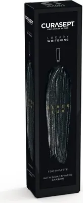 Produktbild von CURASEPT WHITENING LUXURY BLACK LUX Zahnaufhellungscreme 75 ml
