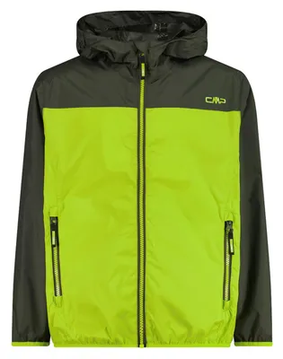 Produktbild von CMP Kinder Regenjacke Pack Pocket mit Kapuze grün 128