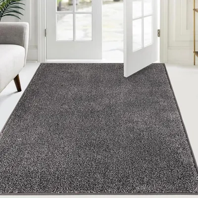 Produktbild von Schmutzfangmatte Innen 120 x 180 cm Hellgrau-Schwarz
