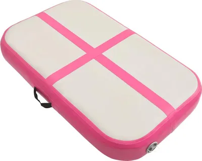 Obrázok produktu pre vidaXL Nafukovacia gymnastická podložka s pumpou 60x100x15 cm PVC ružová