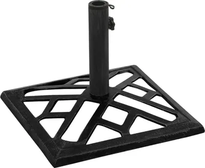 Produktbild von vidaXL Sonnenschirmständer Schwarz 44x44x31 cm Gusseisen