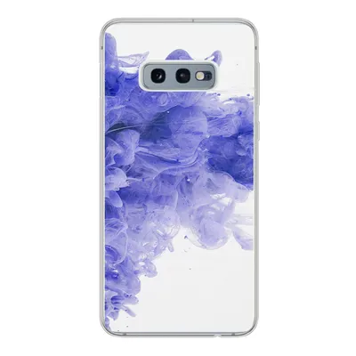 Produktbild von MuchoWow® Handyhülle Schutzhülle Hülle für Samsung Galaxy S10e Tinte - Lila - Abstrakt Silikon Softcase Handy Hülle - Handy