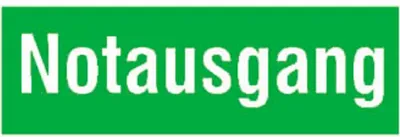 Obrázek produktu pro keine Marke 090-2345-084 Schild "Notausgang"