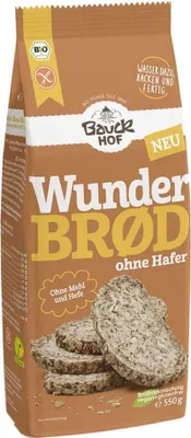 Produktbild von Bauckhof Wunderbrød Haferfrei -- 550g