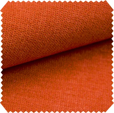Produktbild von novely® RICKERT - Samtweicher Velours Polsterstoff mit feiner Textur - Robuster Möbelstoff - Pflegeleichte Meterware 1lfm - Farbe: 08 Orangerot_____