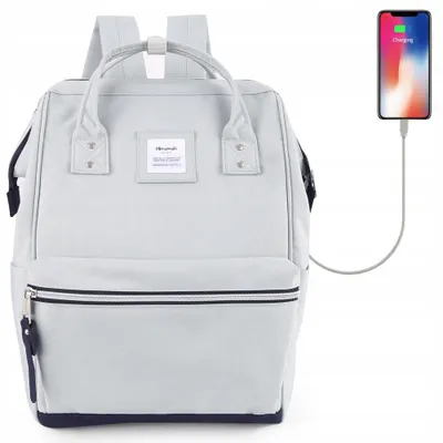 Produktbild von Himawari 123 Damen Rucksack Laptop USB Grau