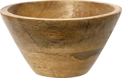 Produktbild von Holzschale / Schüssel aus Mangoholz Foodsafe 12,5x7cm Naturfarben Braun