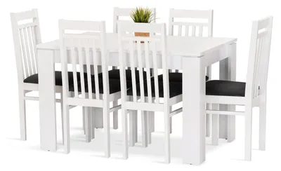 Obrázek produktu pro Jídelní sestava DOROTA stůl + 6 židlí