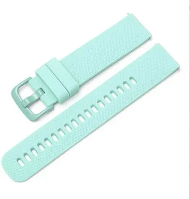 Productafbeelding van Mintgroene siliconen horlogeband, geschikt voor Garmin Vivoactive 3, Vivomove en Venu – Siliconen – Mintgroen – 42 mm – CHPN
