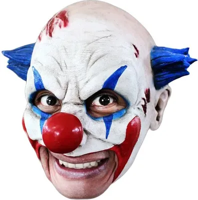Produktbild von Clown Kinnlose Maske - Halloween Fasching Kostüm
